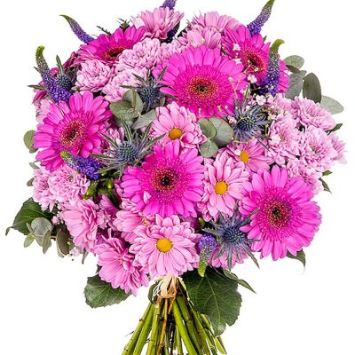 Kytice růžovo-fialový mix Kytice růžovo-fialový mix